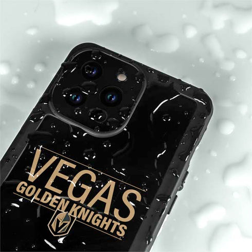 NHL Vegas Golden Knights Lineup iPhone 15 Pro Waterproof Case